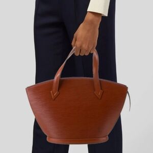 Louis Vuitton Vintage Saint Jacques Epi Leather PM in Brown